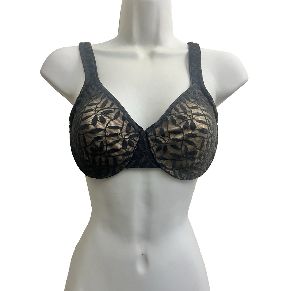 Olga Bra 35519 34C Underwire Adjustable Lace Pajama Sleepwear‎ Women Clothing